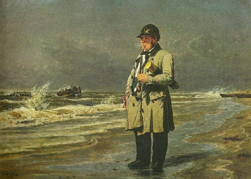 martinus rorbye en strandingskommissioncer ved vestkysten af fylland, incerheden af skagen Germany oil painting art